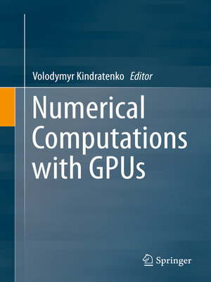 cover image of Numerical Computations with GPUs